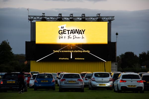 Aa Drive AA drive-in cinema weekend event attracts nearly 3,000 people