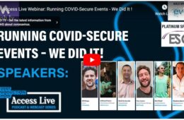 webinar - RUNNING COVID-SECURE EVENTS – WE DID IT cover image