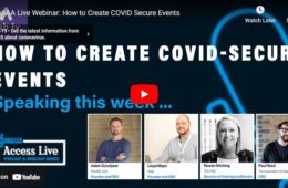 webinar - HOW TO CREATE COVID SECURE EVENTS cover image