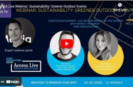 webinar- SUSTAINABILITY REENER OUTDOORS EVENTS